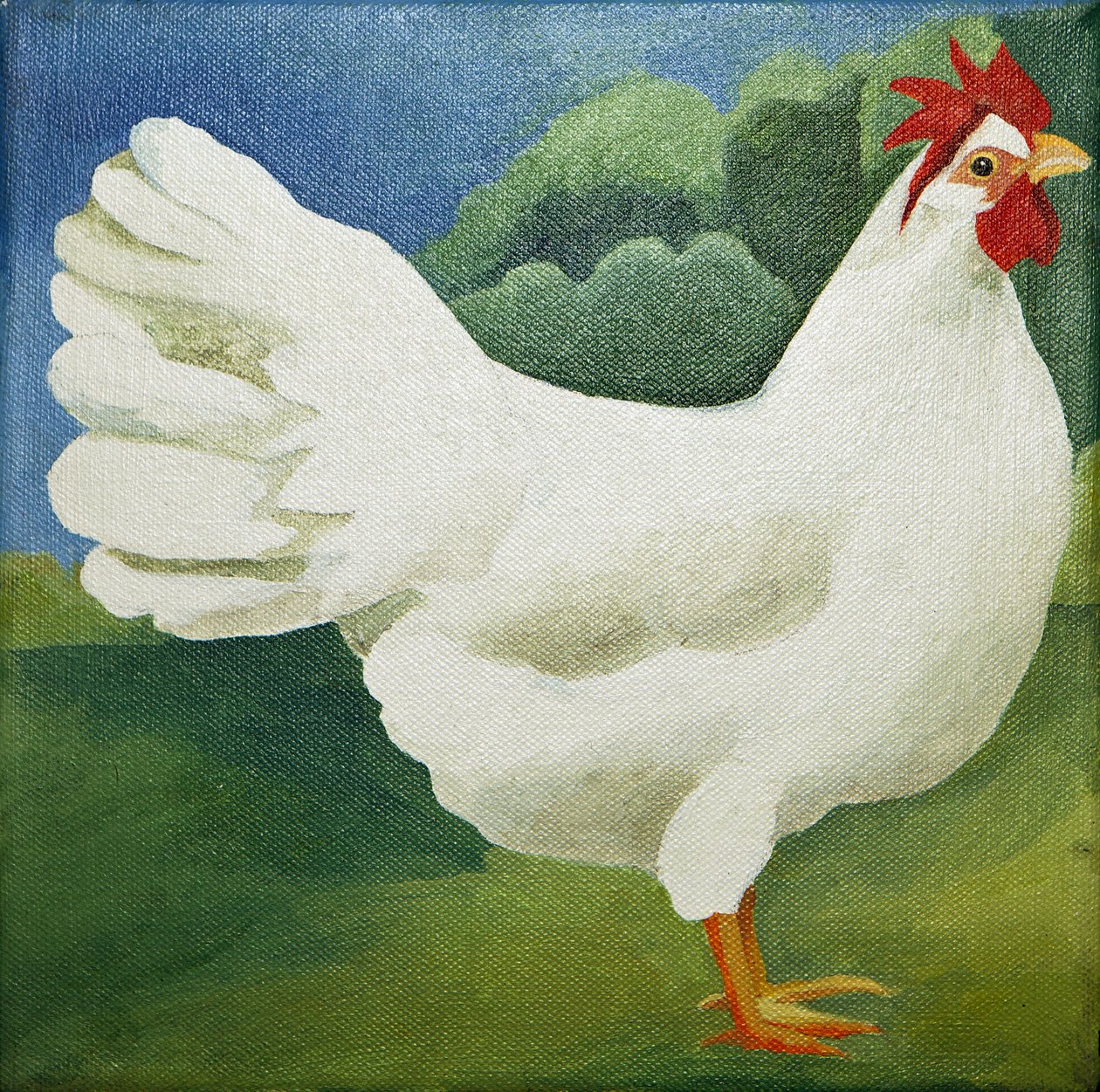 Gallito, 2013 (acrílico sobre lienzo) de Jennifer Abbott
