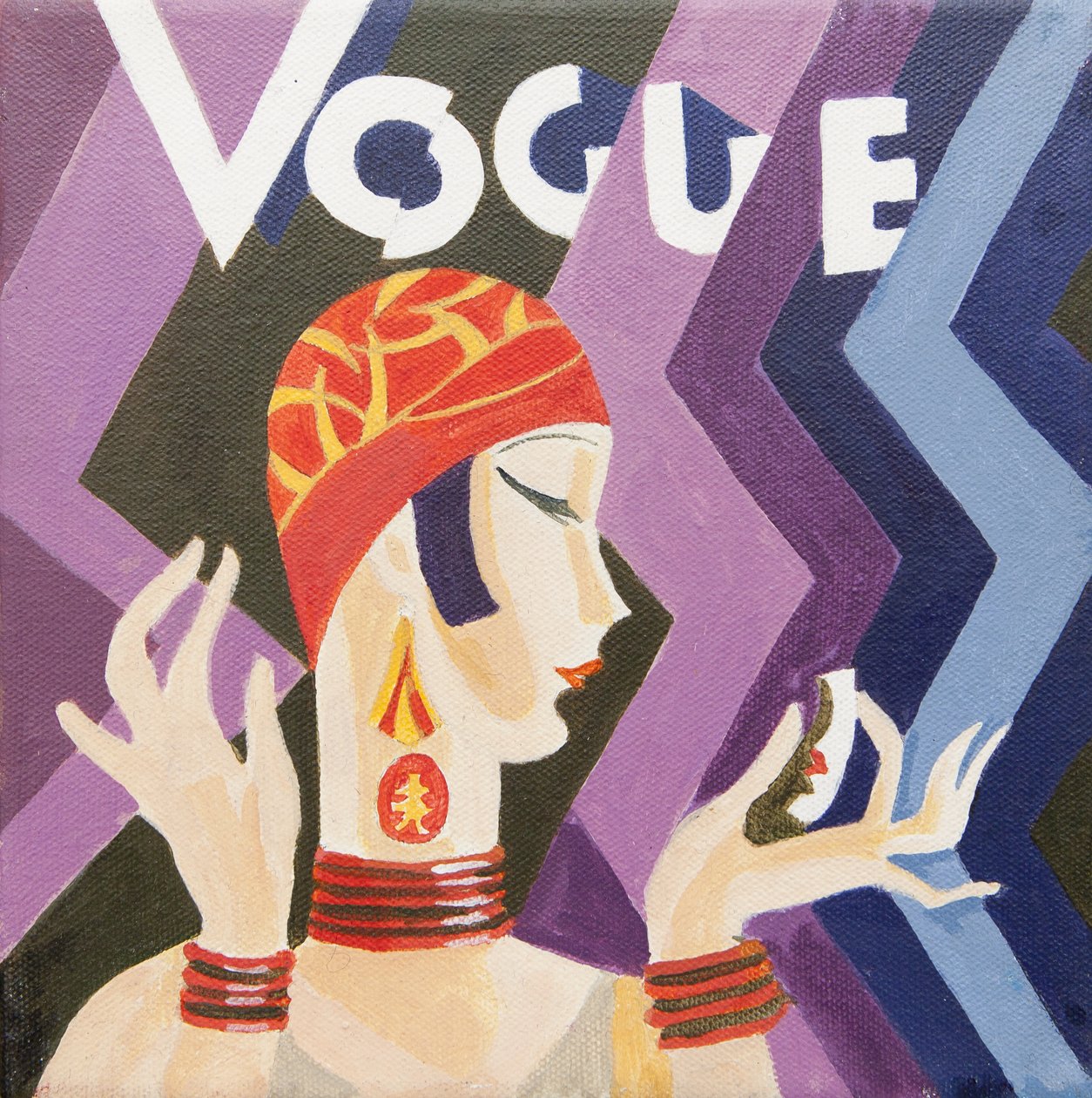 Portada de Vogue (acrílico) de Jennifer Abbott
