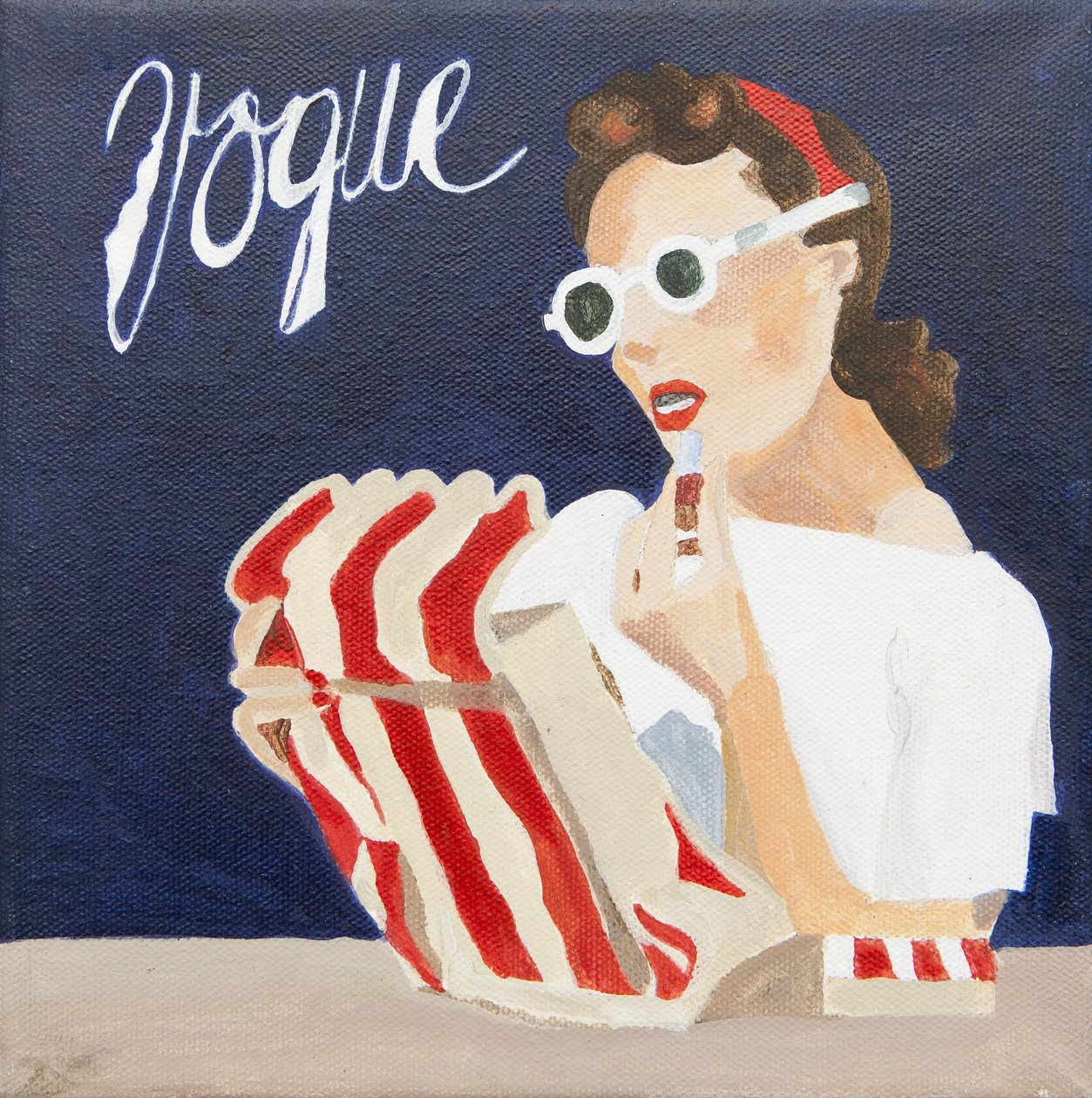 Portada de Vogue (acrílico) de Jennifer Abbott