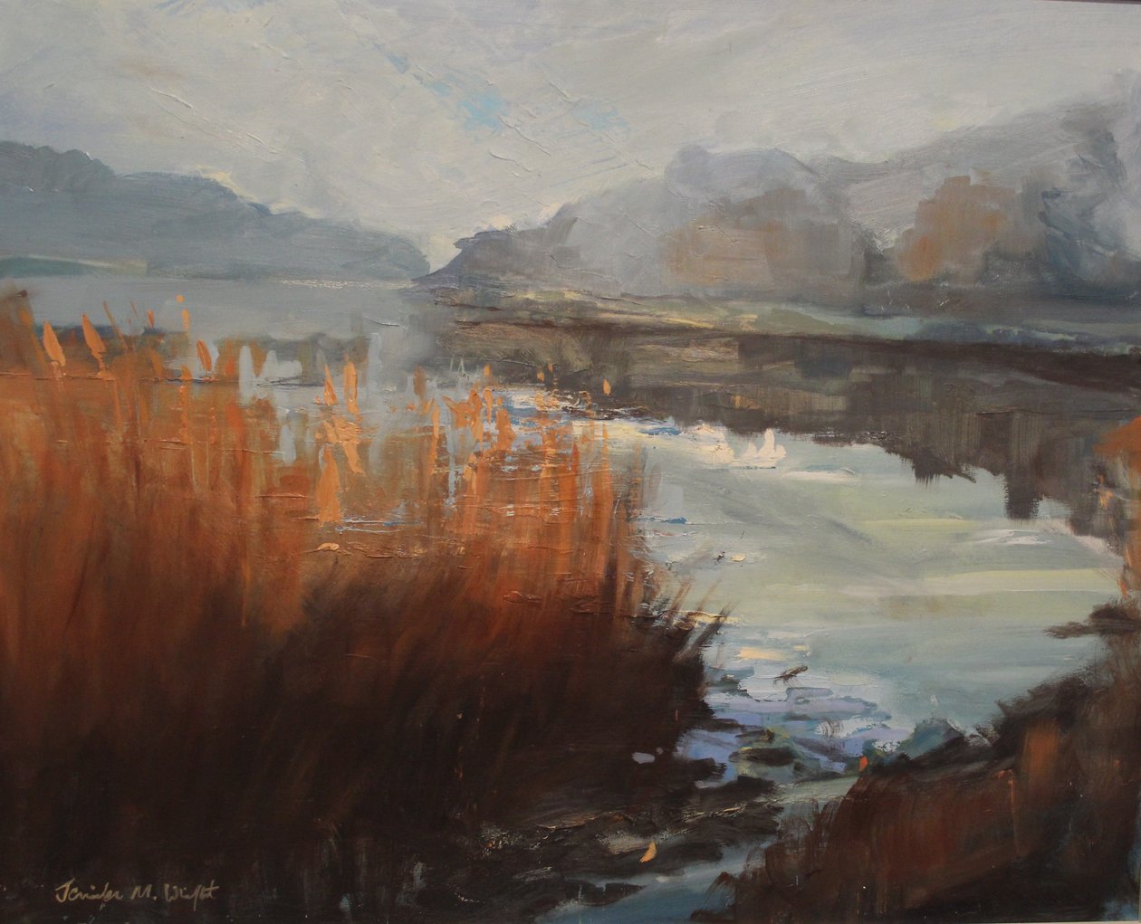 Batson Creek Salcombe, otoño, 2016 de Jennifer Wright