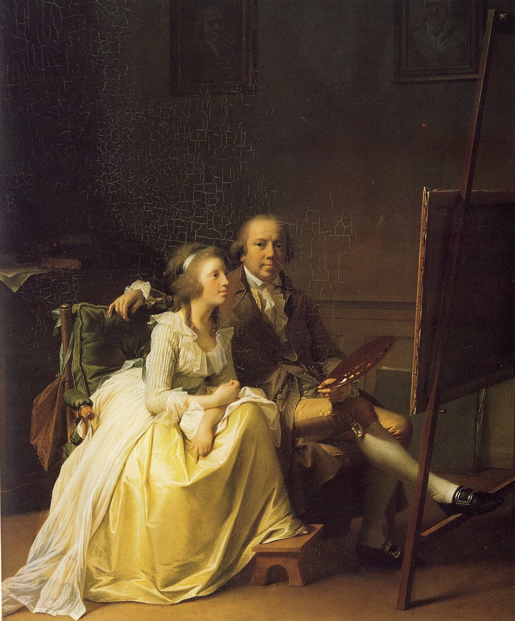 Danés: El artista y su esposa Rosine, de soltera Dørschel El artista y su esposa Rosine, de soltera Dørschel de Jens Juel