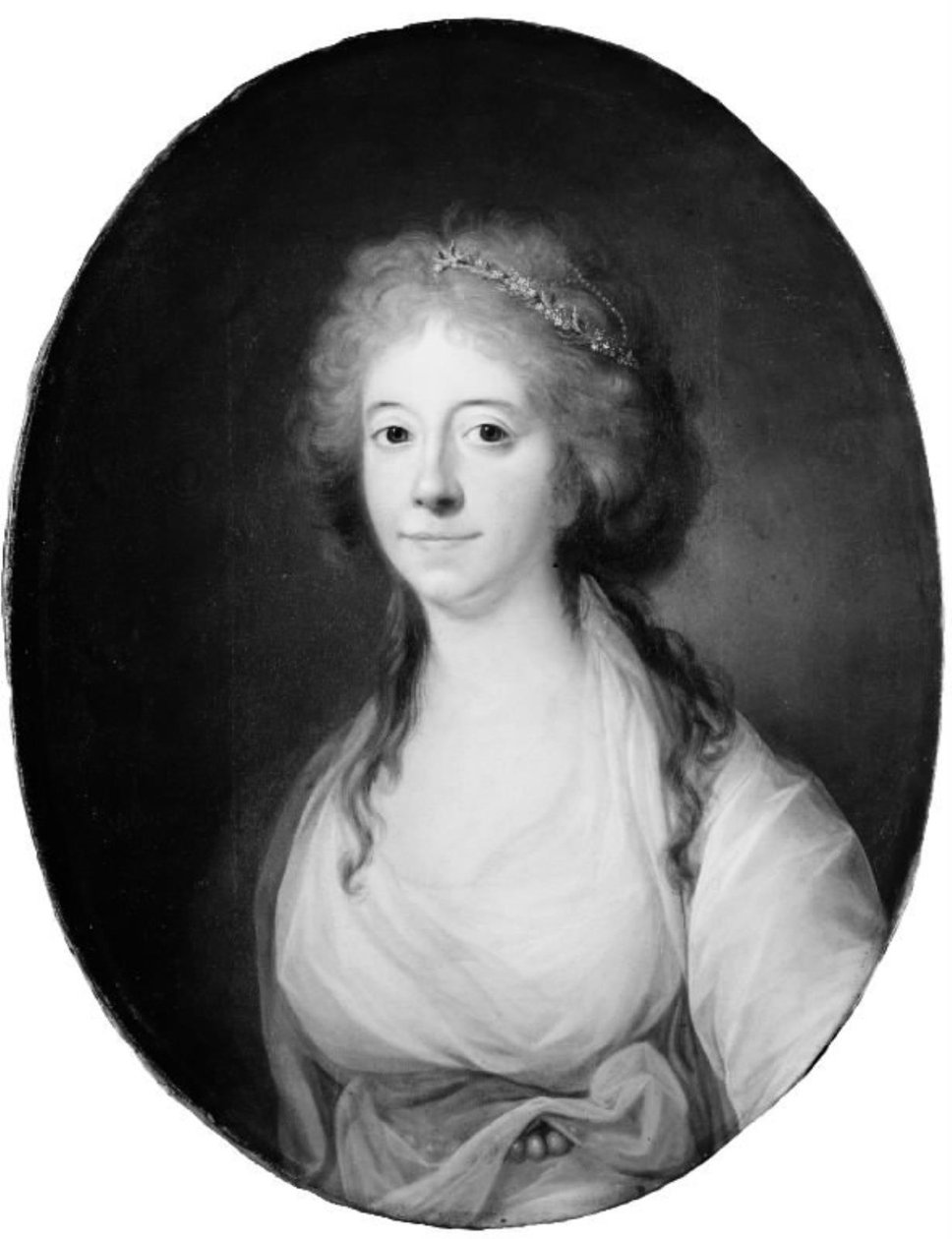 Elisabeth (Lisa) de la Calmette, de soltera baronesa Iselin, esposa de Antoine de la Calmette de Jens Juel