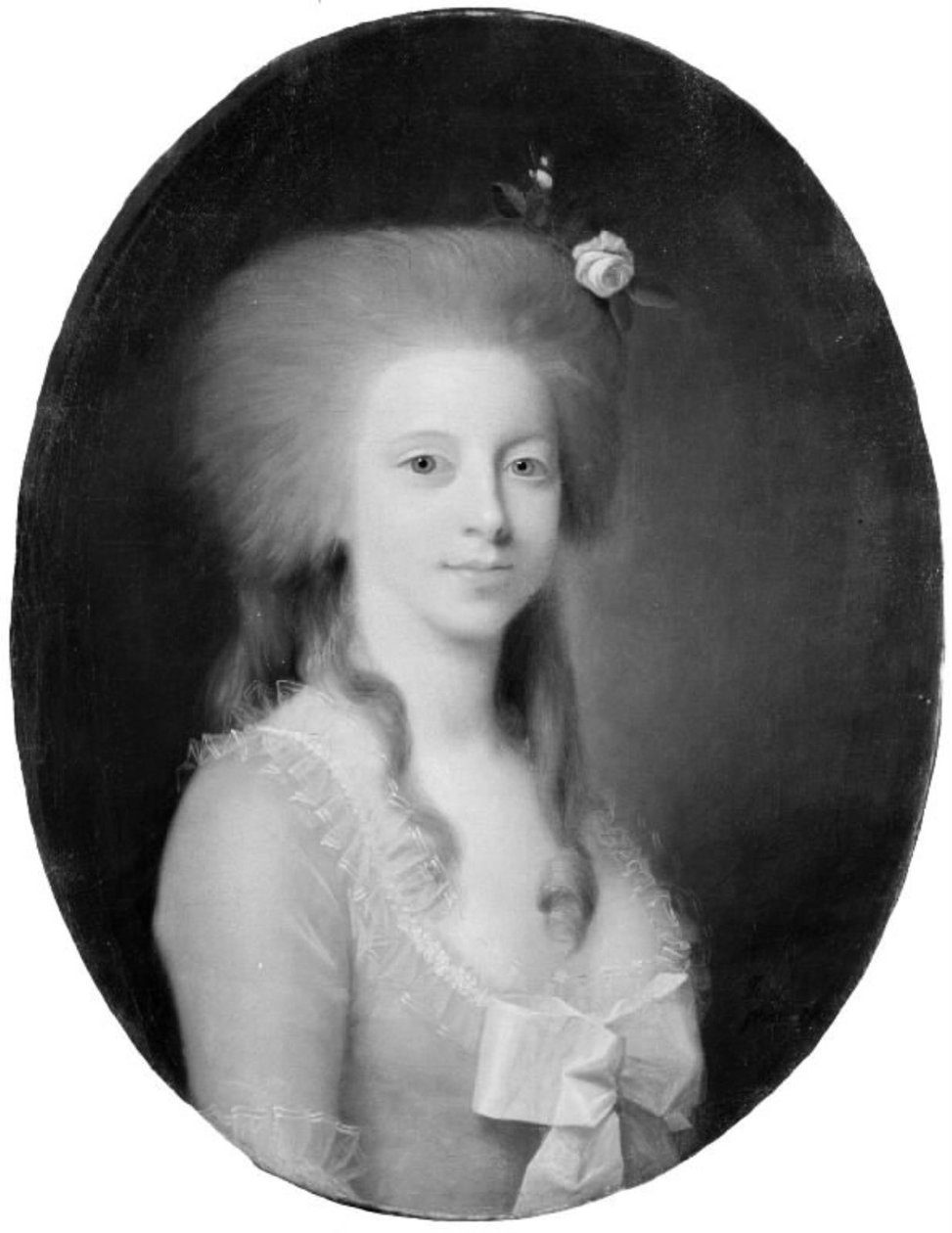 La condesa Margarethe Moltke, de soltera Løvenskiold de Jens Juel