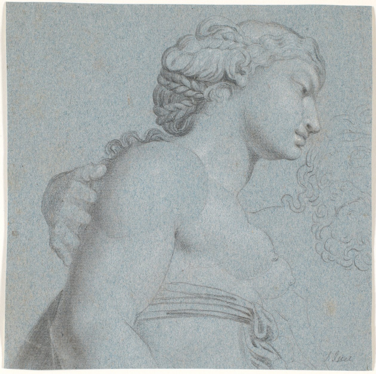 Júpiter y Juno, copia de Annibale Carracci de Jens Juel