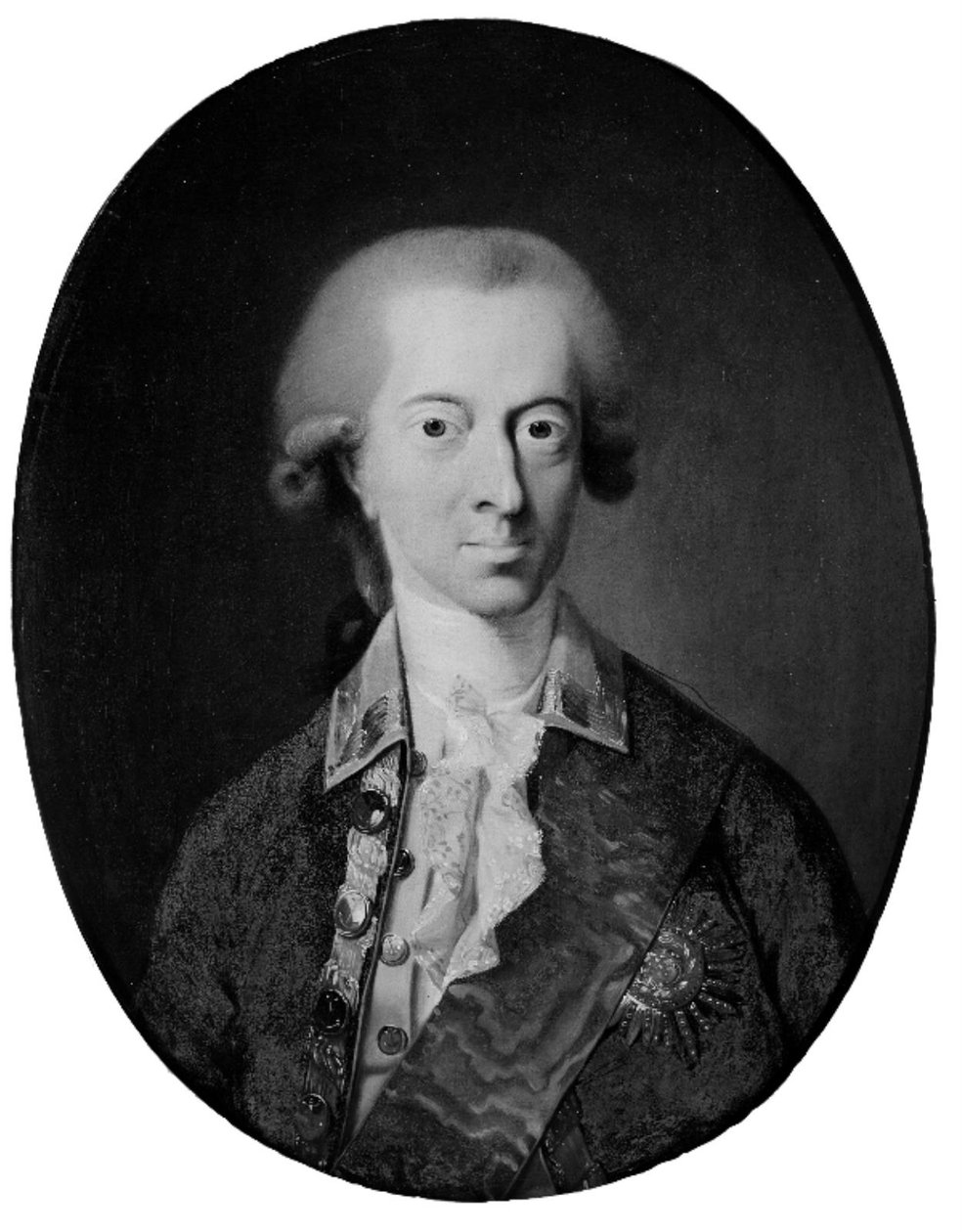 Retrato de Cristian VII de Jens Juel