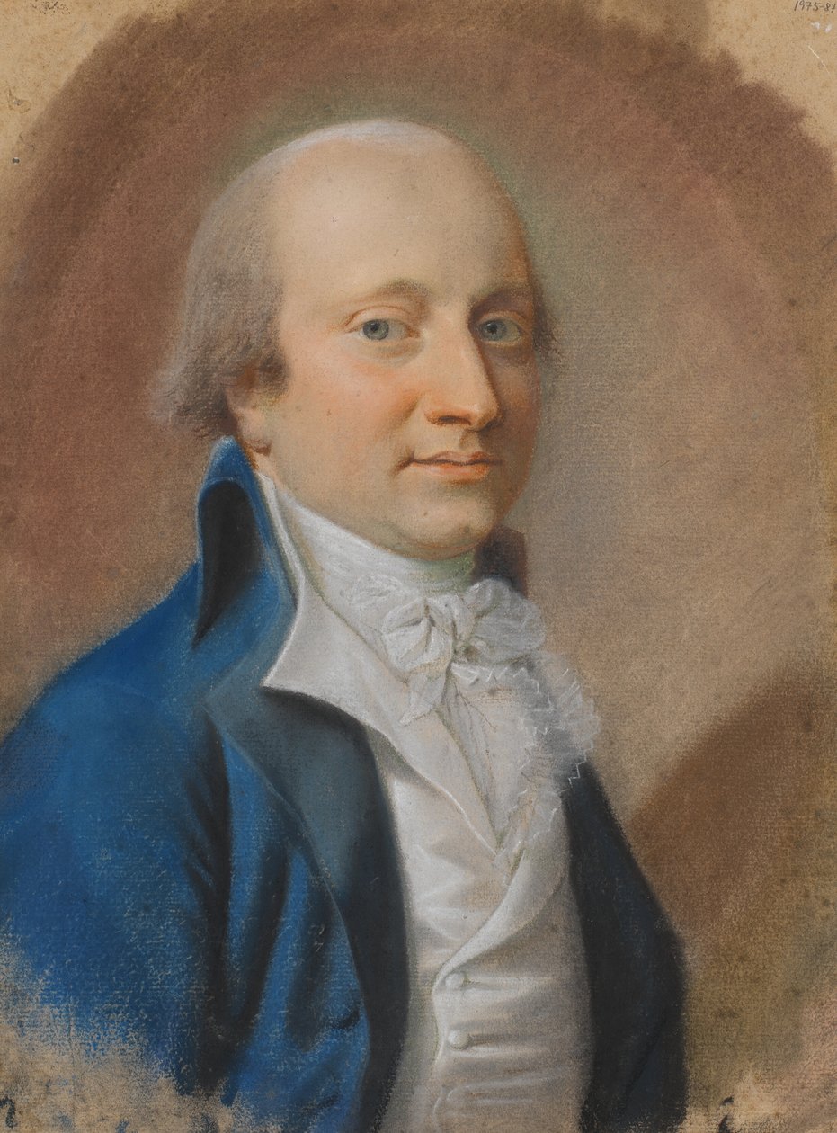 Retrato de un caballero, presumiblemente un Blücher de Jens Juel