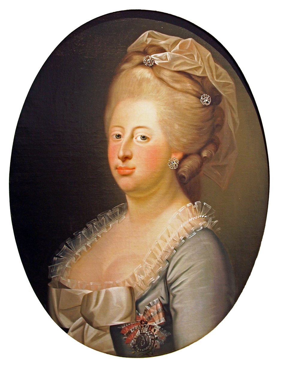 Retrato de Carolina Matilde, reina de Dinamarca y Noruega de Jens Juel