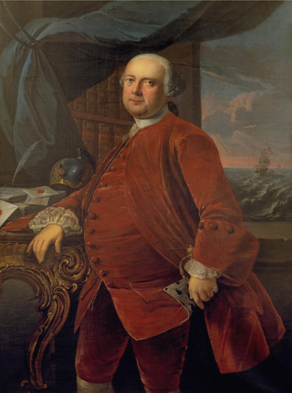 Maestro de correos Frederik Carl Harboe (?) de Jens Juel