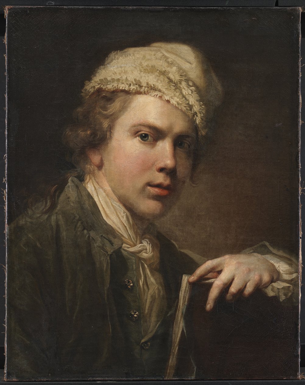 Autorretrato con portafolio de Jens Juel