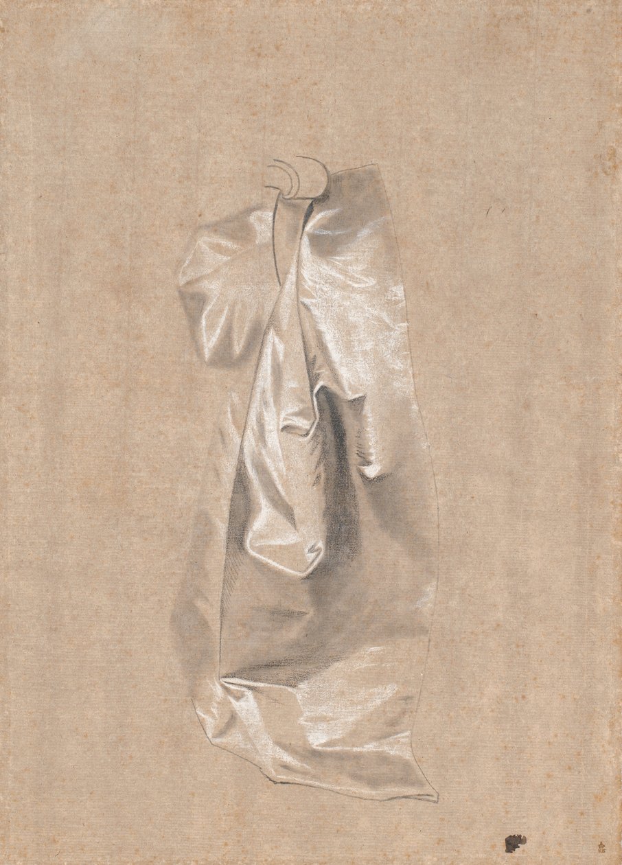 Estudio de una falda de seda de Jens Juel