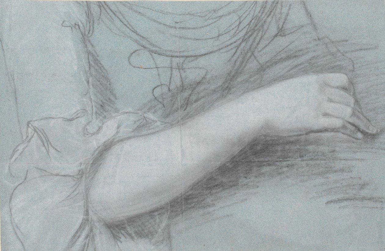 Estudio para el brazo derecho de una dama de Jens Juel