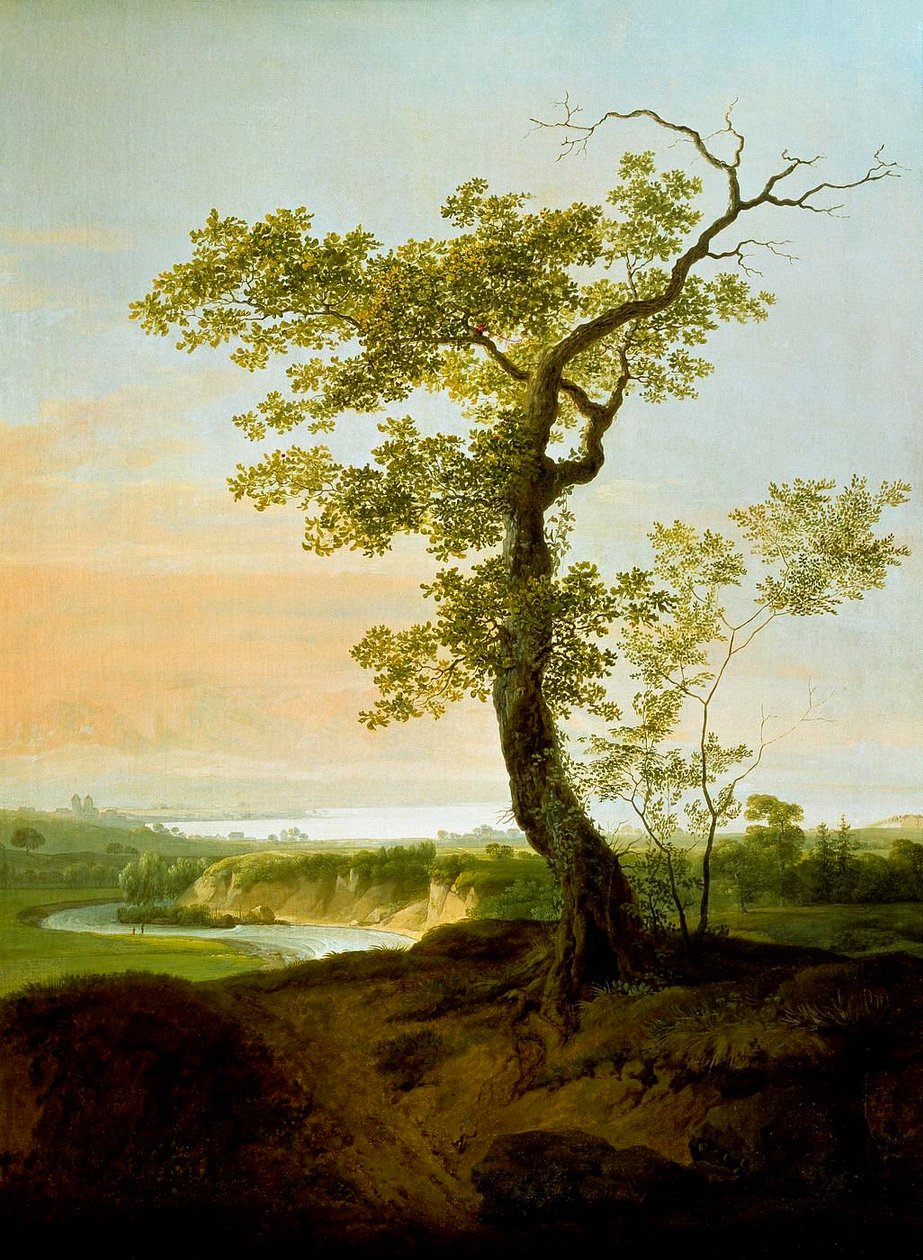 Vista del lago de Ginebra cerca de Veyrier de Jens Juel