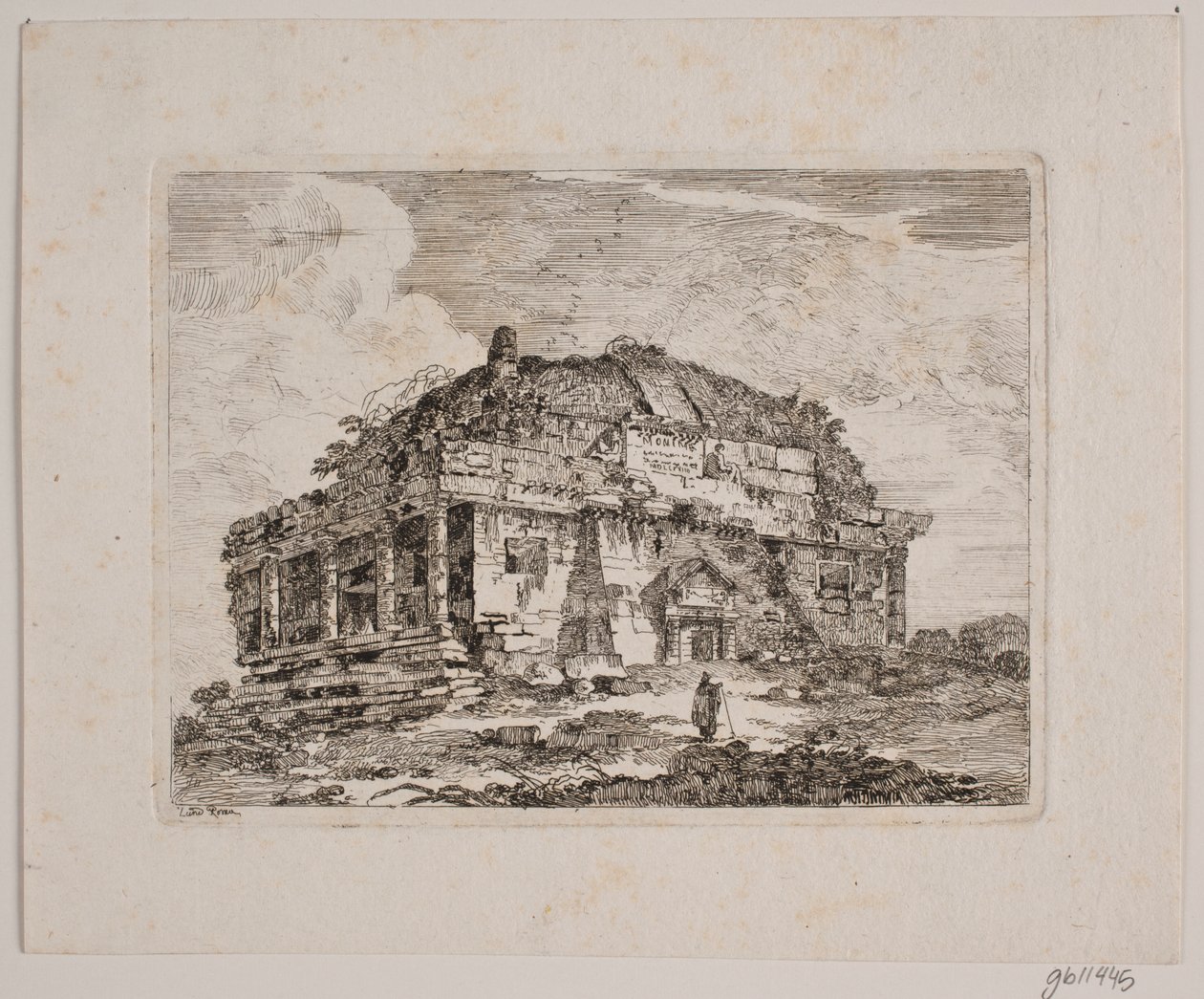 Un edificio de templo antiguo de Jens Petersen Lund