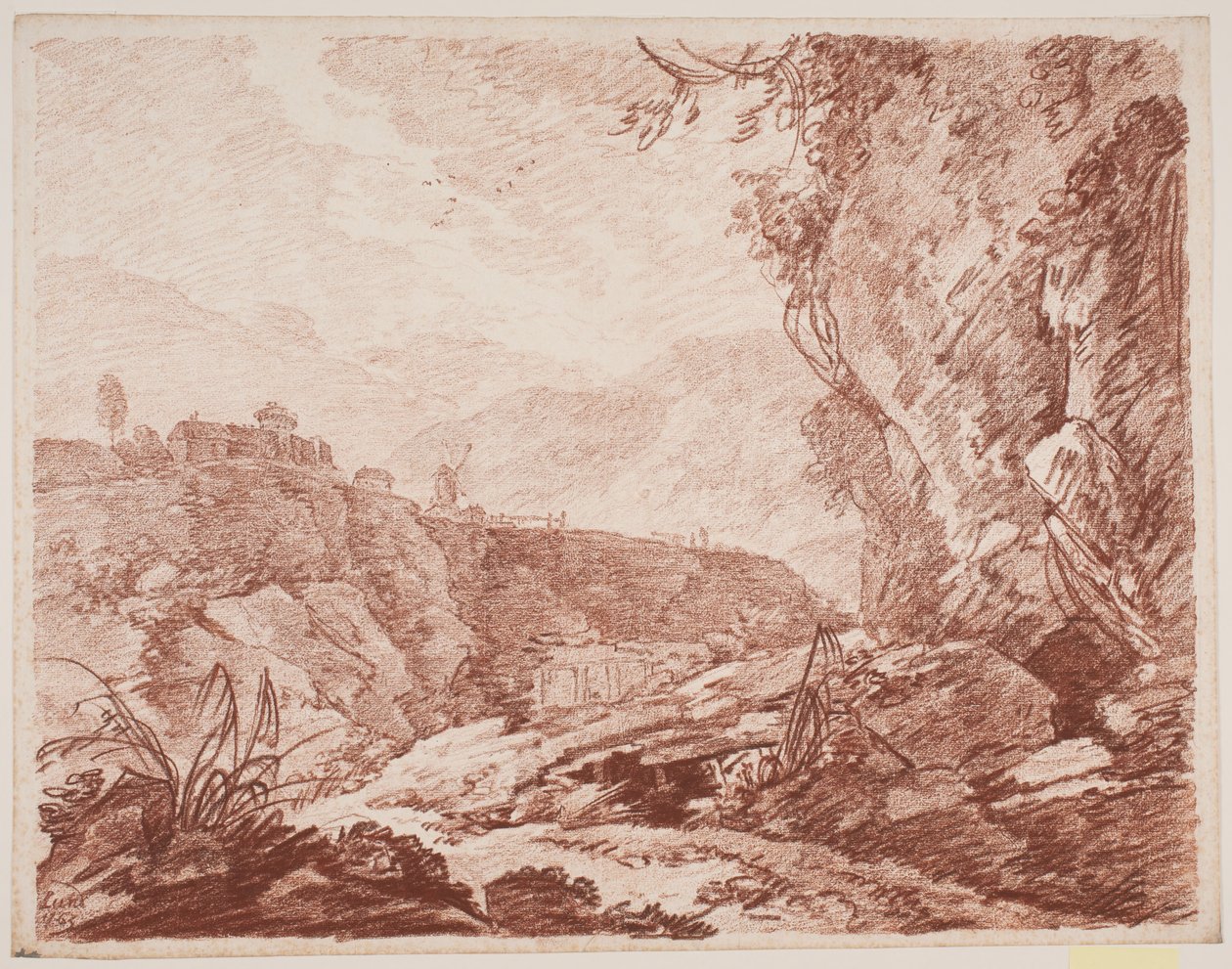 Paisaje fantástico italiano de Jens Petersen Lund