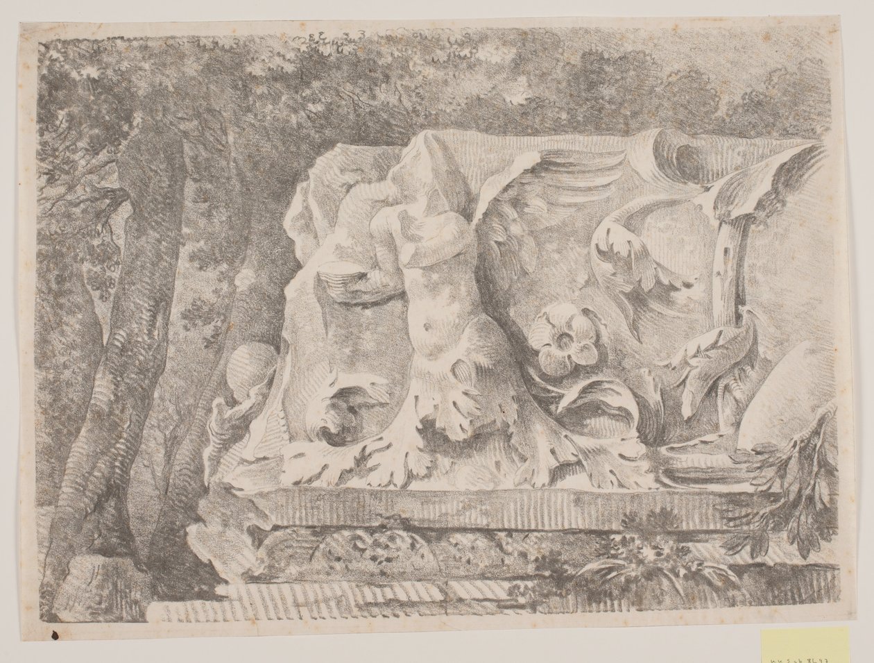 Fragmento de escultura de Jens Petersen Lund