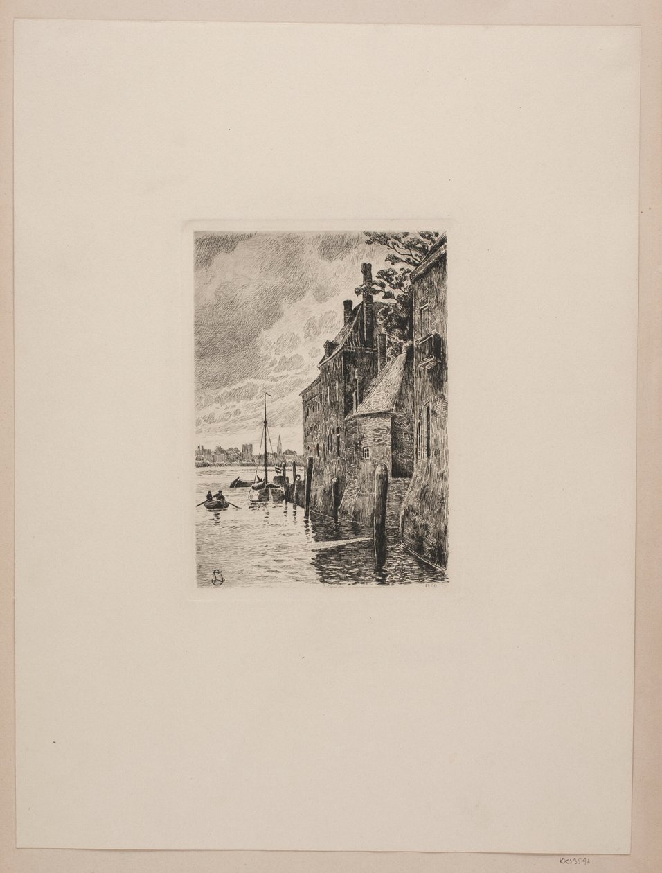Casas antiguas en Dordrecht de Jensen