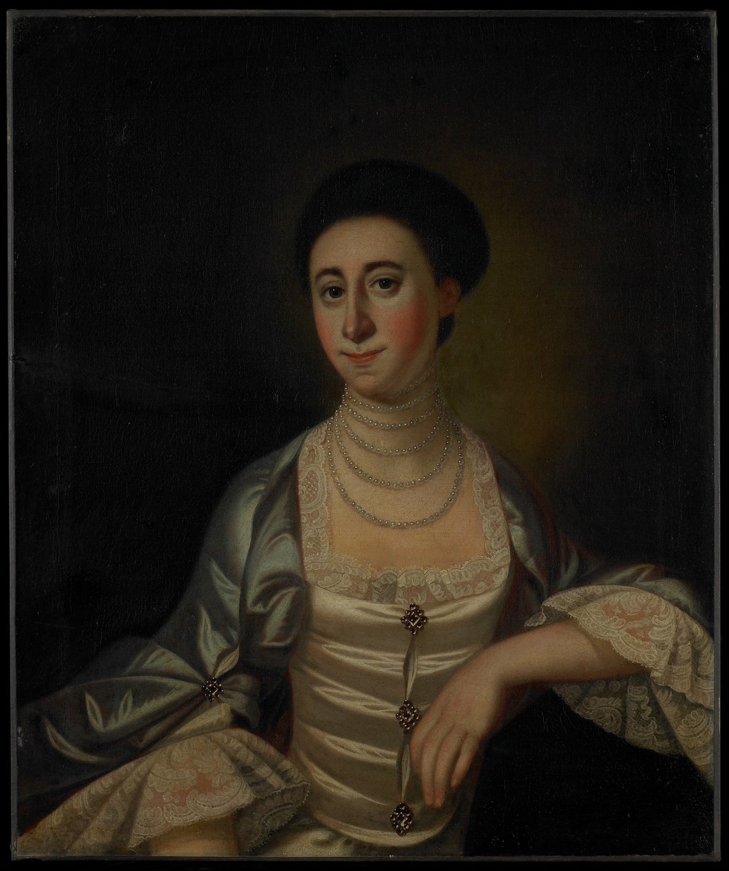 Retrato de Marcy Olney, c.1771 de Jeremiah Theus