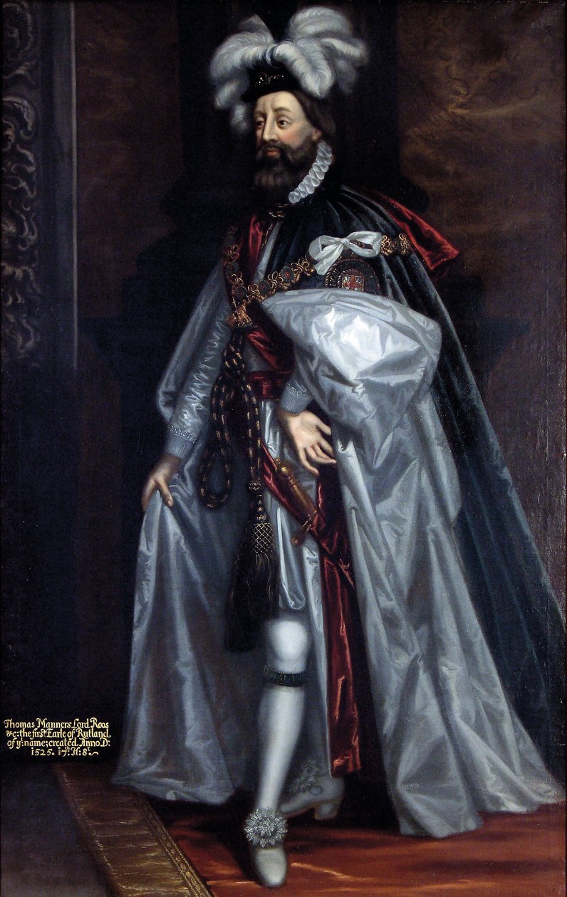 Sir Thomas Manners, 1er Conde de Rutland, c.1675 de Jeremias van der Eyden