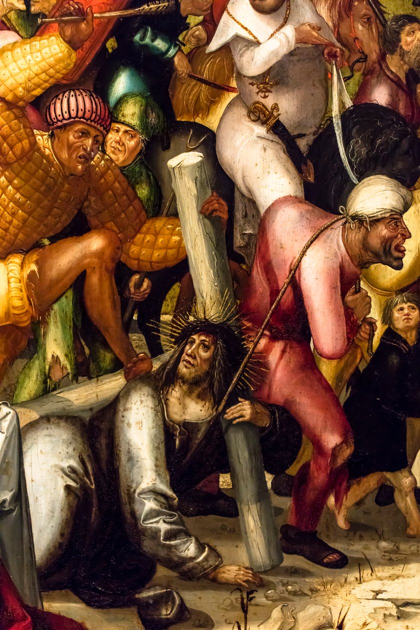 Llevando la Cruz, c. 1515 (Témpera y óleo sobre madera de conífera) de Jerg Ratgeb