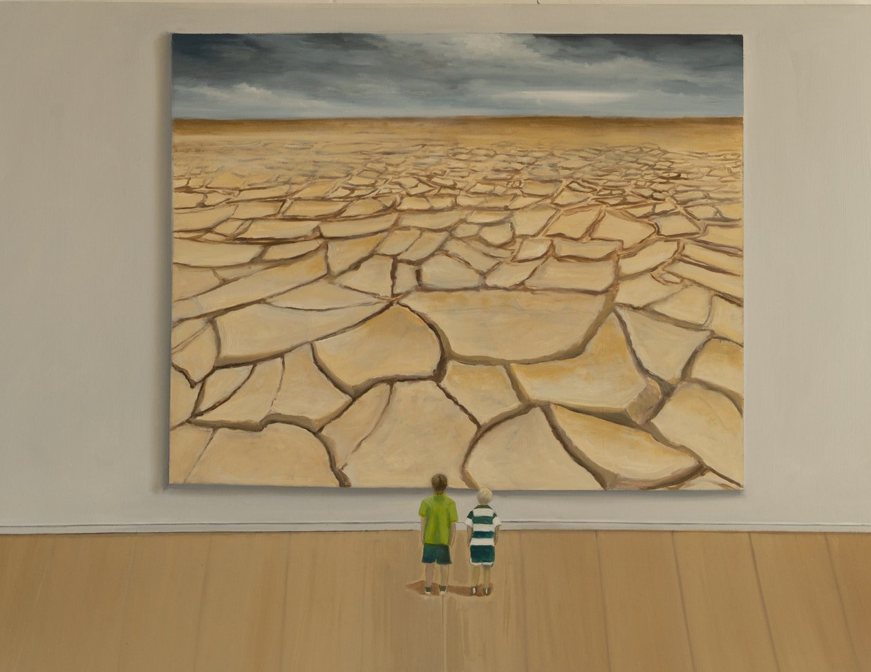 Sin agua, 2019 (óleo sobre lienzo) de Jerome Glomaud