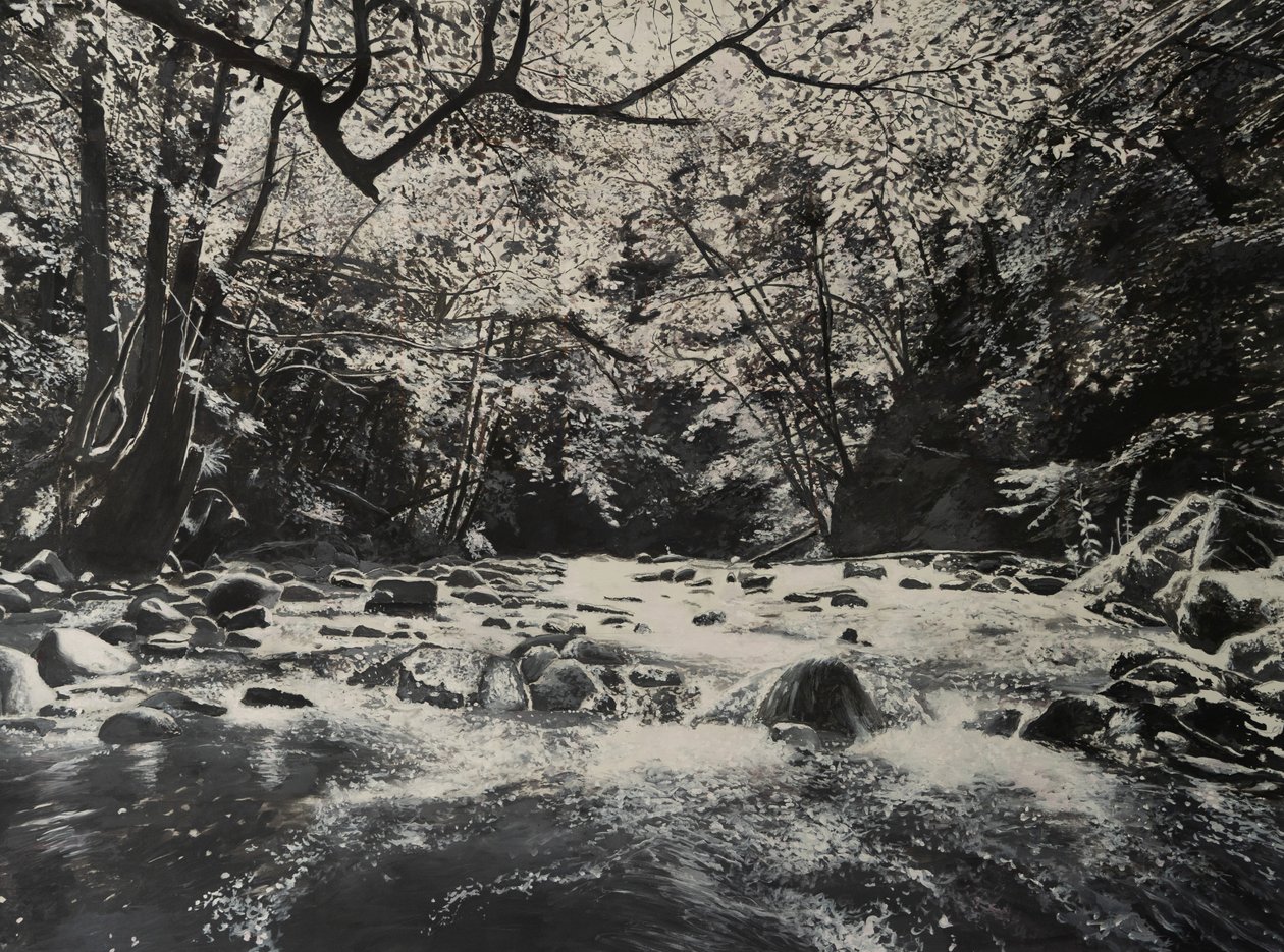 Riverscapes, 2024 (óleo sobre lienzo) de Jerome Glomaud