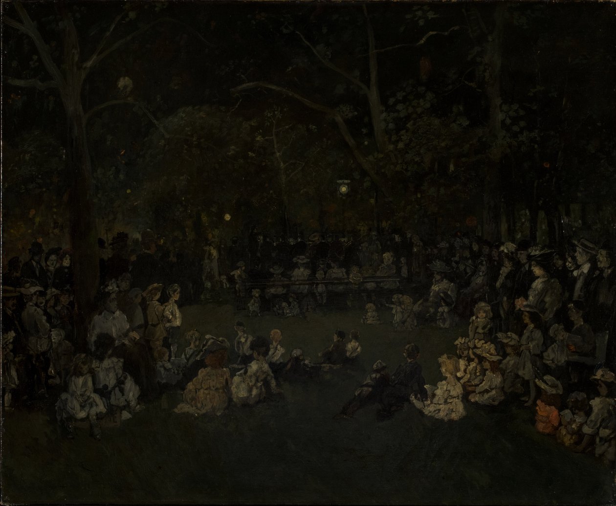 Concierto en Madison Square, c.1923 de Jerome Myers