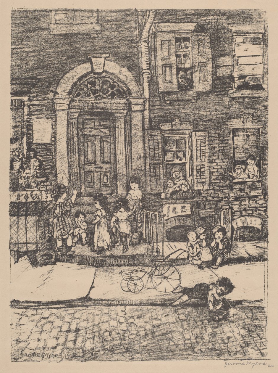 Escena de calle (Nueva York) de Jerome Myers