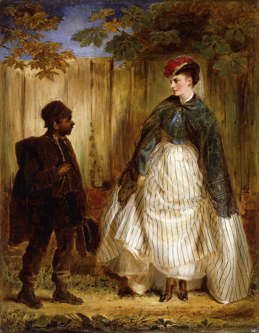 Demasiado Cerca para la Comodidad, 1869 de Jerry Barrett