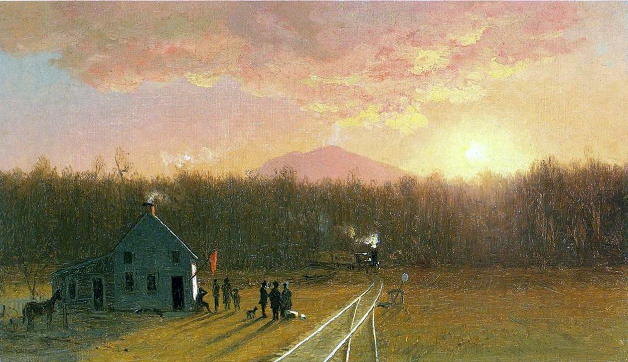 El tren de la tarde, 1867 de Jervis McEntee