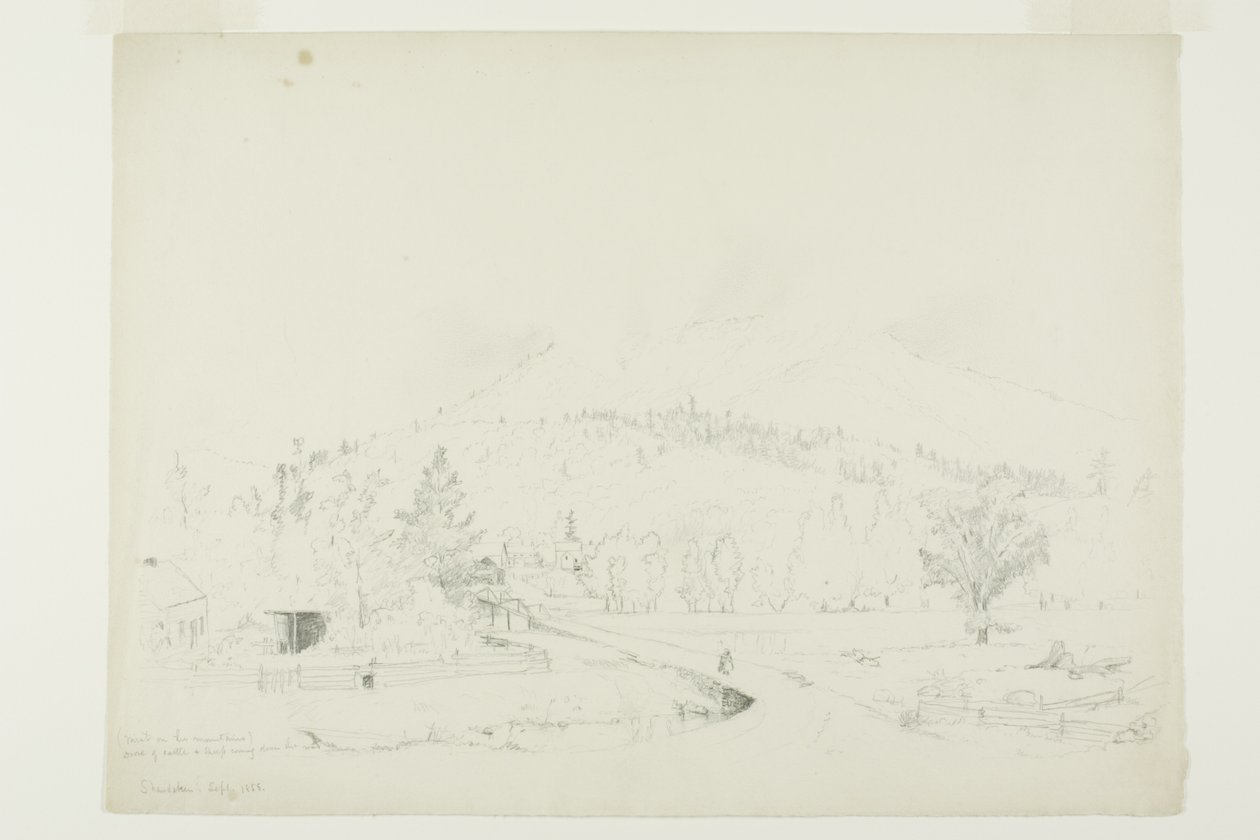 Niebla en las montañas de Jervis McEntee