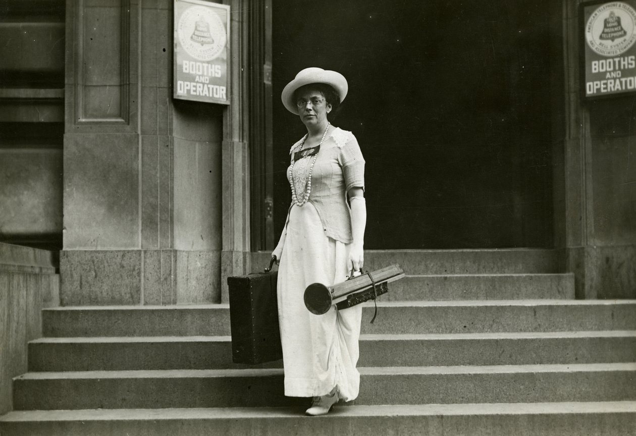 Beals trabajando, 1904 de Jessie Tarbox Beals