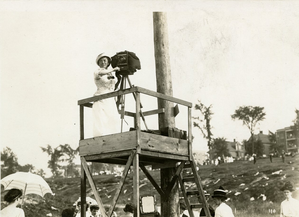 Beals trabajando, c.1905-40 de Jessie Tarbox Beals