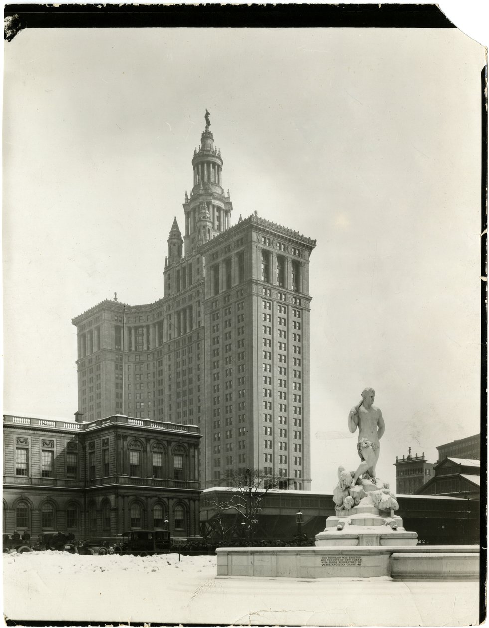 Ayuntamiento y Edificio Municipal, Nueva York, EE.UU., c.1914-25 de Jessie Tarbox Beals