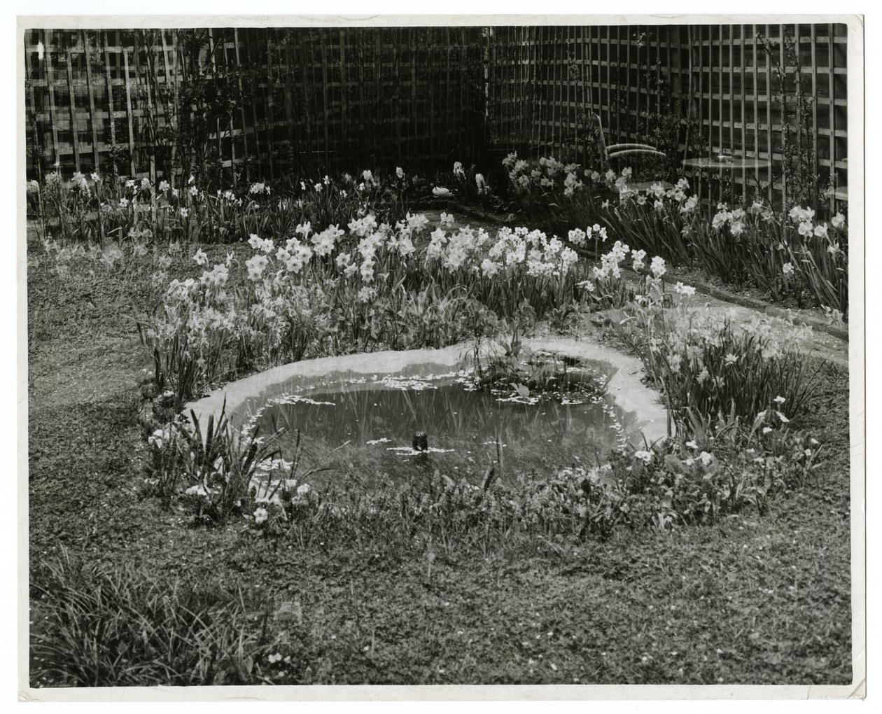 Jardín del Sr. y Sra. Wm H Wells 265 W 11th St, Nueva York, EE.UU. de Jessie Tarbox Beals