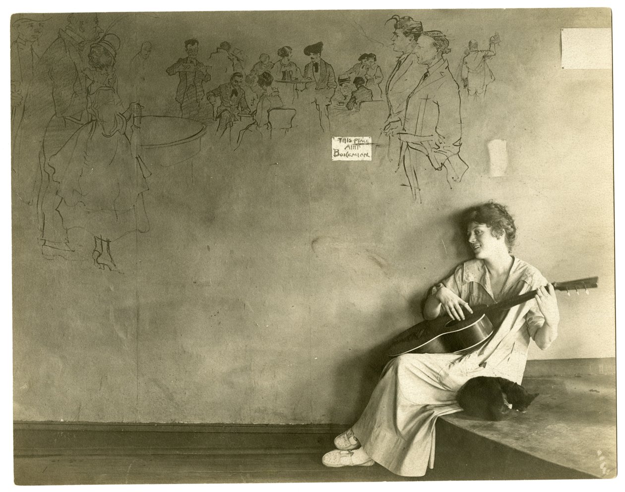 El desván de Grace Godwin, Greenwich Village, Nueva York, EE.UU., c.1917-18 de Jessie Tarbox Beals