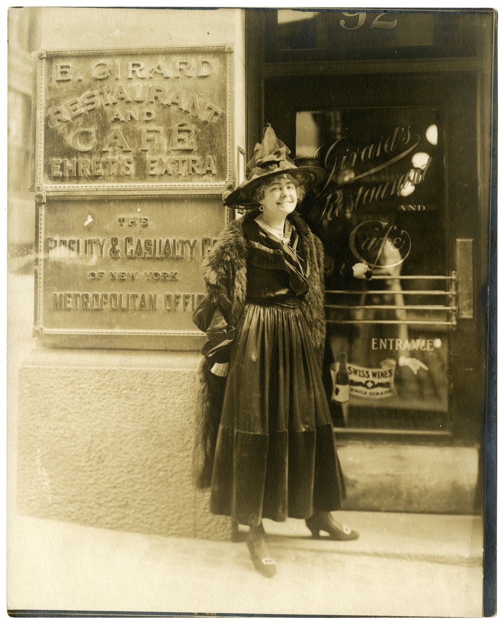 Madame Girard de NY, famoso restaurante del centro 92 William St, 1910 de Jessie Tarbox Beals