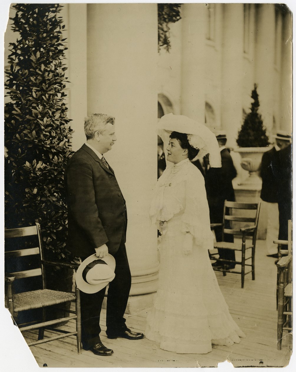 Sra. Norman Mack, Gobernador Odell, Exposición de San Luis 1903 de Jessie Tarbox Beals