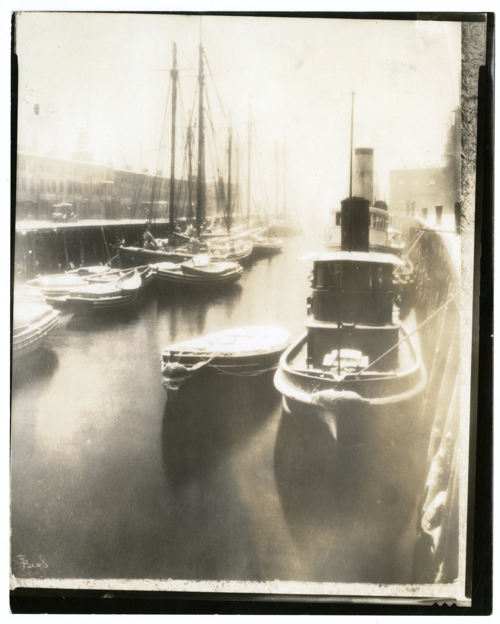 Viejo Muelle T, Boston, c.1902-10 de Jessie Tarbox Beals