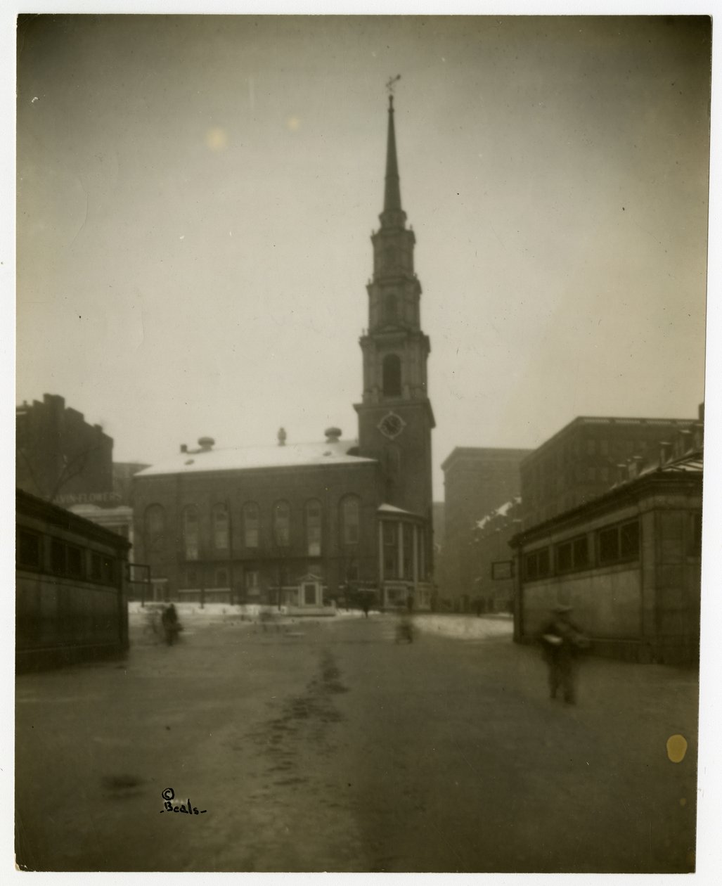 Iglesia de Park St, Boston, Mass, EE.UU., c.1902-10 de Jessie Tarbox Beals