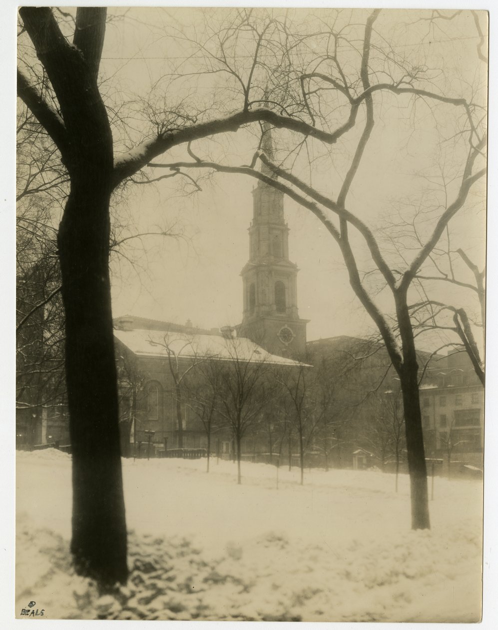 Iglesia de Park Street, Boston, EE.UU., c.1902-10 de Jessie Tarbox Beals