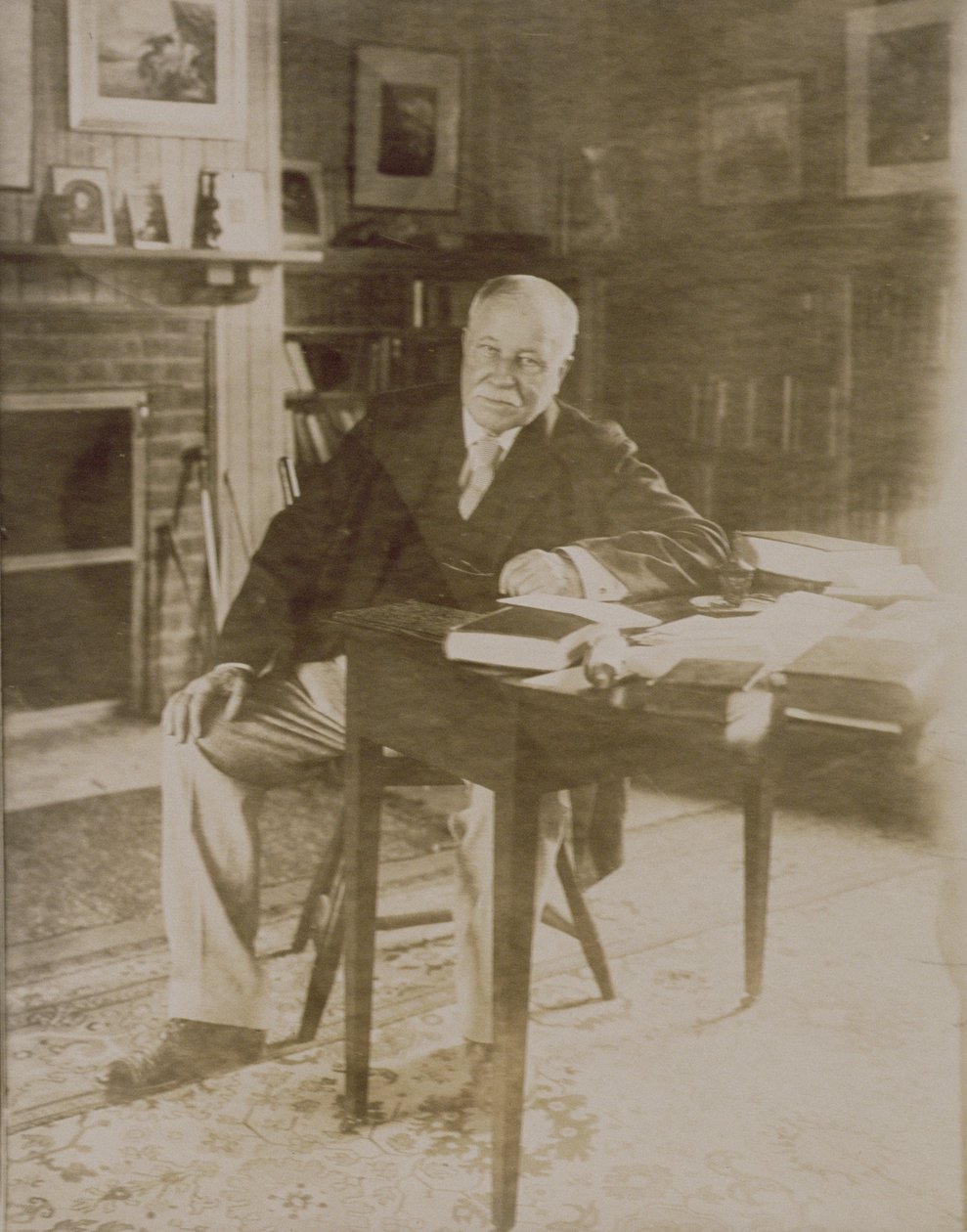 Retrato de William Dean Howells (1837-1920) 1918-20 de Jessie Tarbox Beals