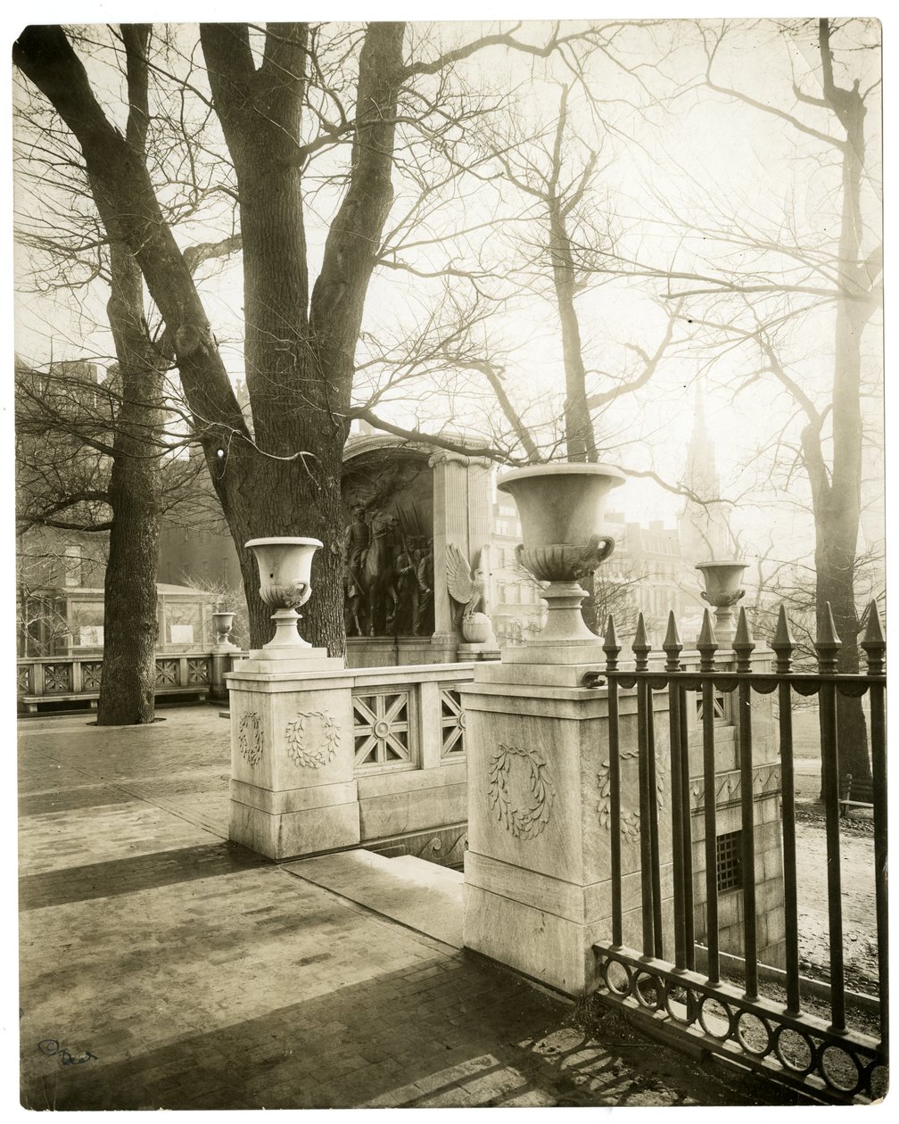 Memorial de Shaw, Boston, EE.UU., c.1902-10 de Jessie Tarbox Beals