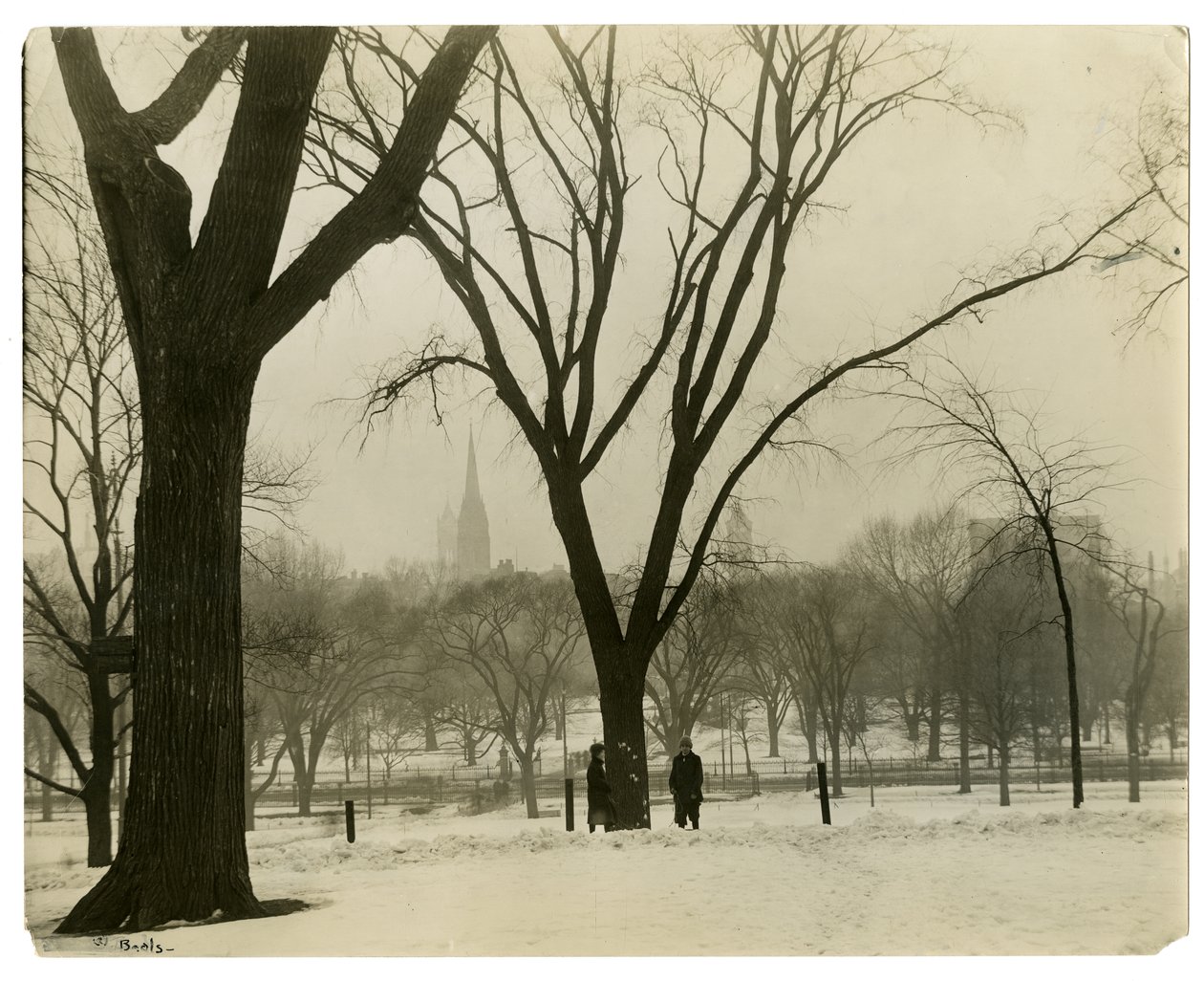 El Common, Boston, EE.UU., c.1902-10 de Jessie Tarbox Beals