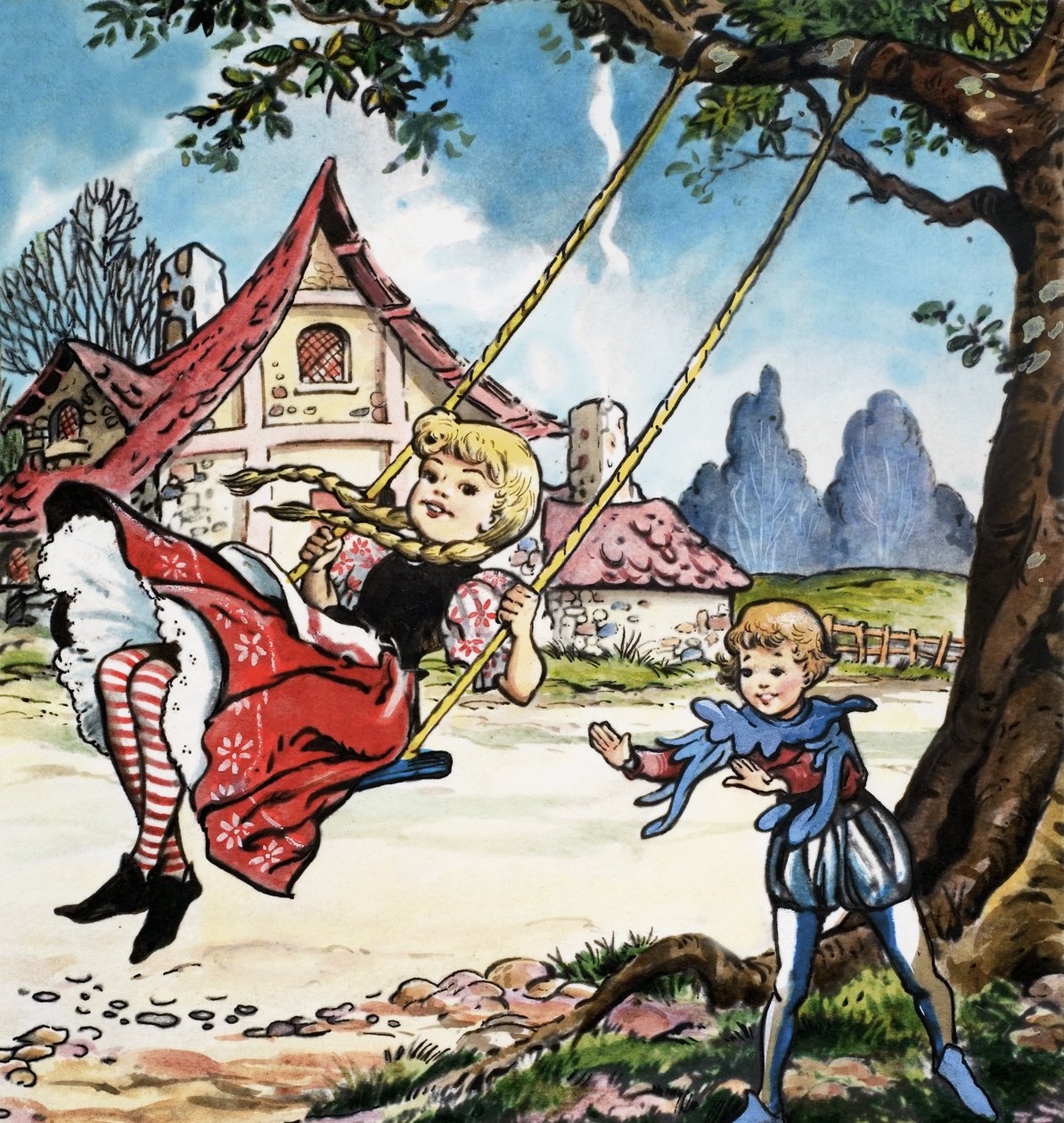 Bebés en el bosque de Jesus Blasco