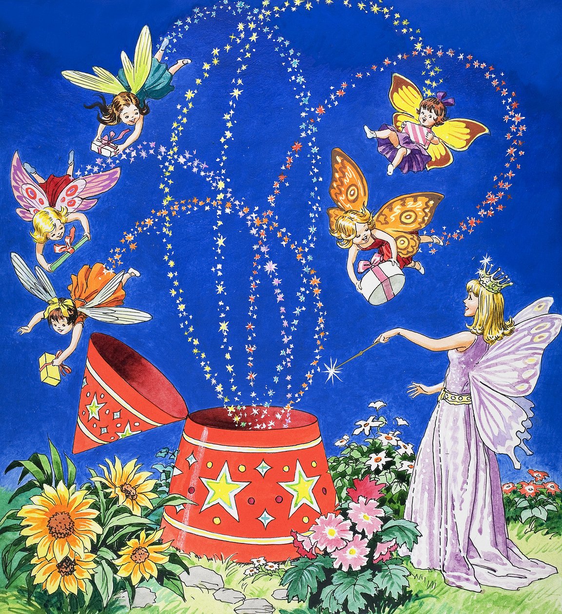Vela de hada, ilustración de "Teddy Bear de Jesus Blasco