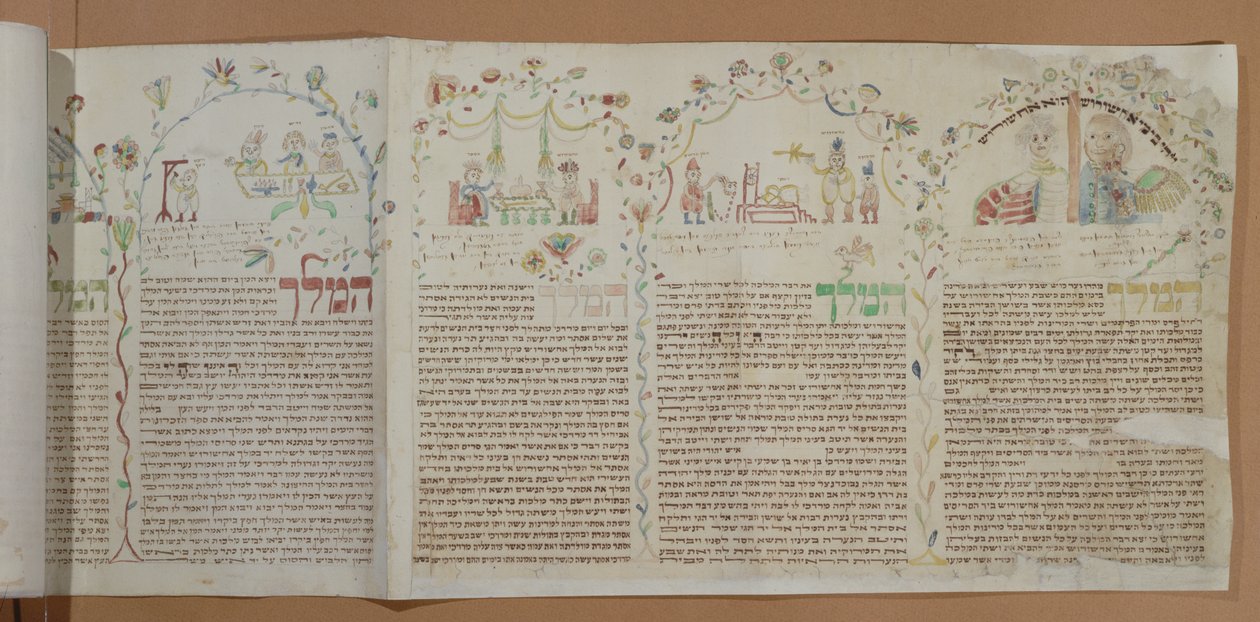 Libro de Ester, c.1793 de Jewish School