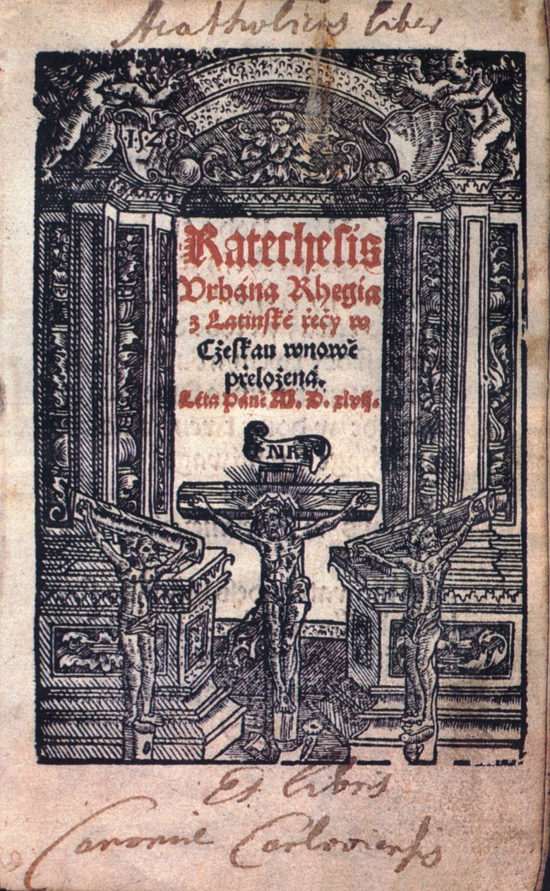 Catequesis Urbana Rhegia del latín al checo, traducida nuevamente. Año del Señor 1547 de Jiří Melantrich z Aventina