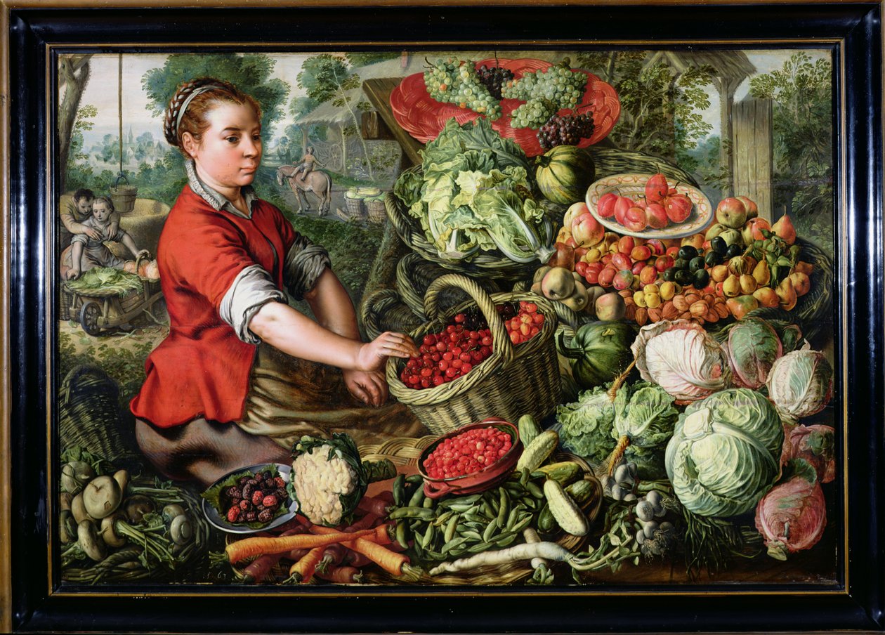 El vendedor de vegetales de Joachim Beuckelaer