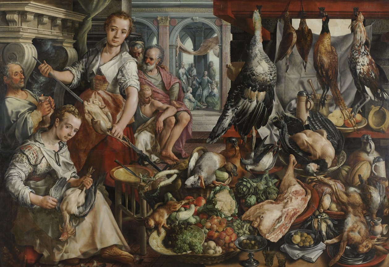 La cocina bien surtida de Joachim Beuckelaer