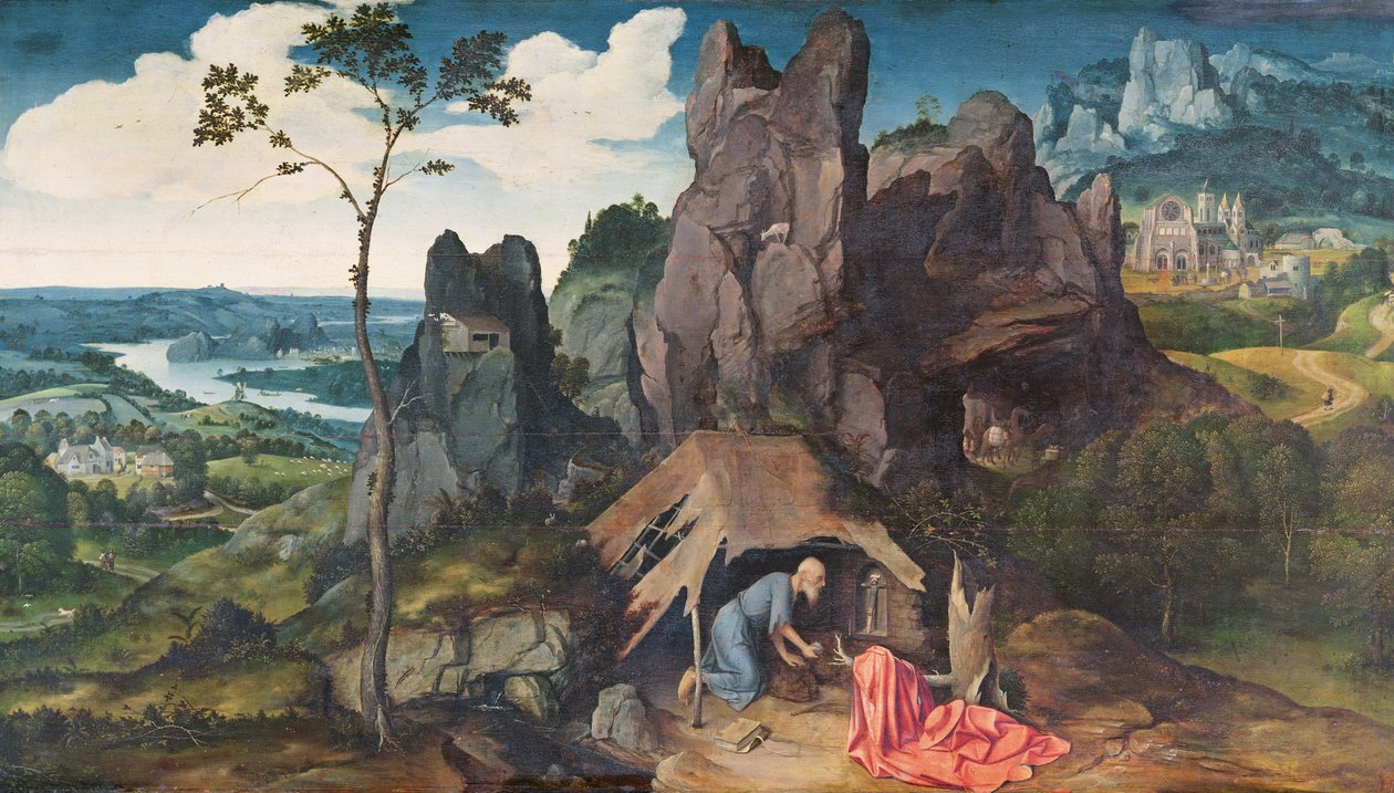 San Jerónimo en el desierto de Joachim Patinir